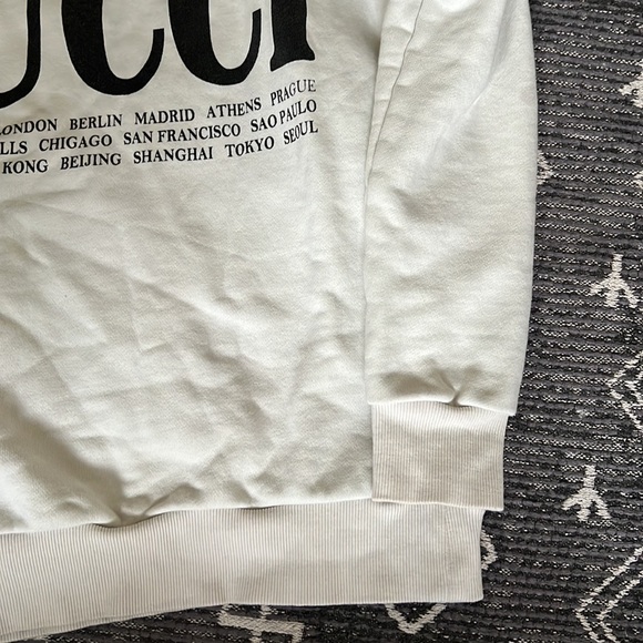 Gucci White Cities Sweatshirt - Picture 6 of 12